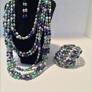Peacock Multi strand Set
